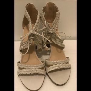 NWOT size 7 Via Spiga open toes pumps